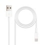 Nanocable Cable de datos/carga LIGHTNING/USB 1 M