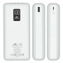 RIVACASE VA2220 Powerbank 20.000 mAh cables blanco