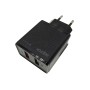 APPROX Cargador pared carga rapida 2xUSB