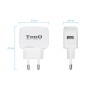 TOOQ Cargador pared 1xUSB Blanco 12w