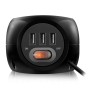 EWENT EW3938 Regleta Cubo 3 tomas Shucko + 3 USB