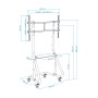 Tooq FS20200M-B Soporte Suelo Ruedas/Bases 60-105"