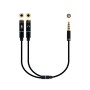 Nanocable Cable Ad AudioJack 3.5 4Pin-2x 3pin 30cm