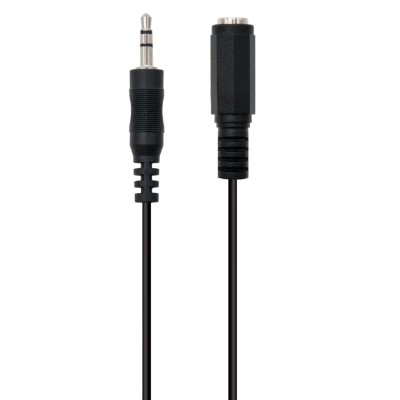 Ewent Cable Audio Estereo 3,5mm/M y 3,5mm/H - 2mt