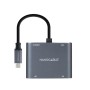 Nanocable Converosr USB-C a 2xHDMI/USB2.0/PD