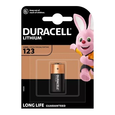 Duracell Ultra Pila Litio CR123A 3V