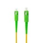 Nanocable Cable fibra SC/APC LSZH Amarillo 5m