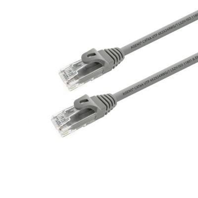 Aisens Latiguillo RJ45 LSZH CAT.6A UTP gris 25cm