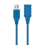 Nanocable Cable USB 3.0, A/M-A/H, Azul, 1 m