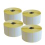 Zebra Cajas de 4 uds  Rollos Etiquetas 2000T 127mm