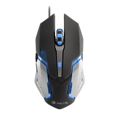 NGS Ratón Gaming GMX-100 7 Colores LED 2200 DPI