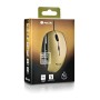 NGS WIRED ERGO SILENT MOUSE + USB TYPE C ADAP GOLD