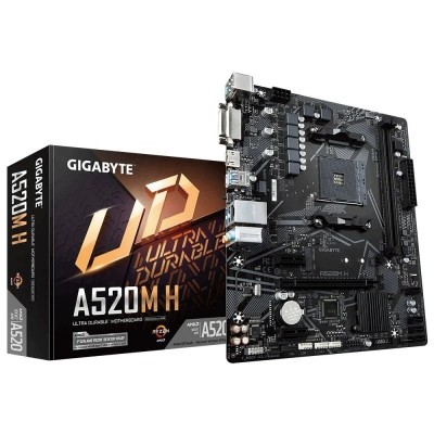 Gigabyte Placa Base A520M H  mATX AM4