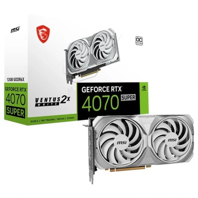 MSI VGA NVIDIA RTX 4070 SUPER 12G VENTUS 2X WHITE