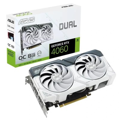 ASUS VGA NVIDIA DUAL RTX 4060 O8G 8GB DDR6 White