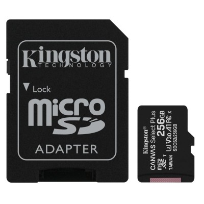 Kingston SDCS2/256GB microSD XC clase 10 256GB c/a