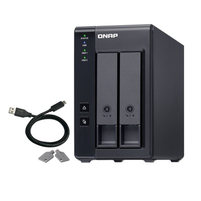 QNAP TR-002 Raid Expansion 2XHDD-Bay 1xUSB-C 3.2