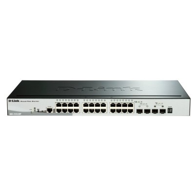 D-Link DGS-1510-28P/E Switch L2 24xGB PoE 2xSFP+