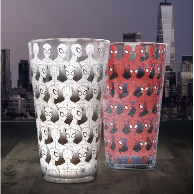 Vaso con cambio color paladone spider man