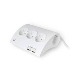 Regleta escritorio ewent 5 tomas corriente