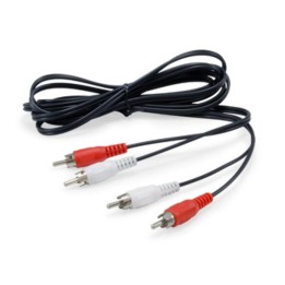 Cable 2x rca equip 2.5m macho