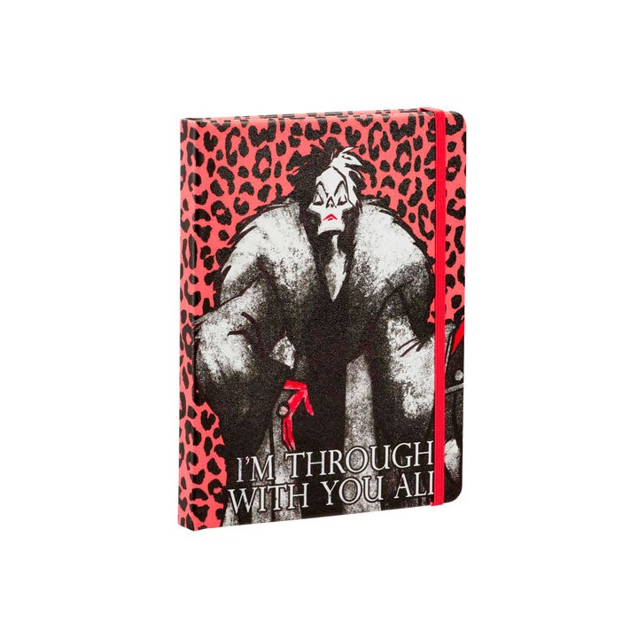 Libreta disney villanos cruella vil