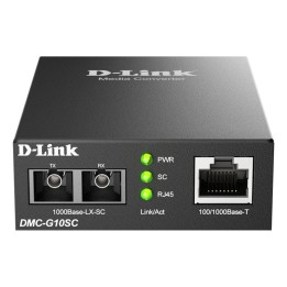 Convertidor medios monomodo d - link dmc - g10sc