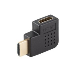 Adaptador hdmi 4k lanberg macho - hembra angulo