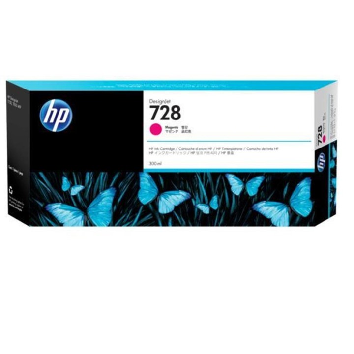 Cartucho tinta hp 728 300ml magenta