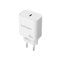 Cargador nanocable pared usb - c pd 30w