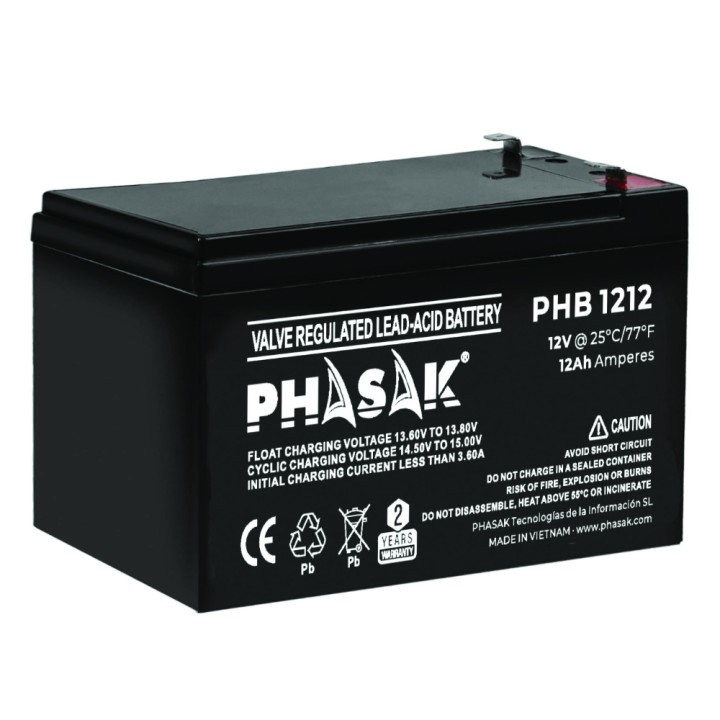 Bateria phasak phb 1212 compatible sais