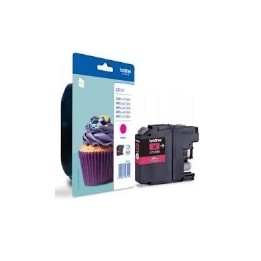 Cartucho tinta brother lc123m magenta 600