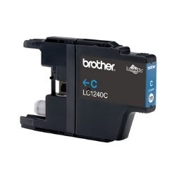 Cartucho tinta brother lc1240cbp cian 600
