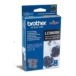 Cartucho tinta brother lc980bk negro 300