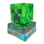 Lampara 3D con despertador Minecraft