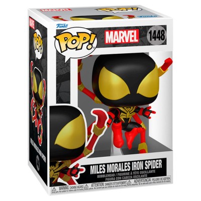 Figura POP Marvel Miles Morales Iron Spider 5 + 1 Chase