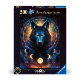 Puzzle lobo brillante 500 piezas