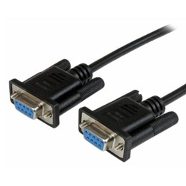 Cable db9 startech 1m hembra - hembra negro