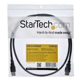 Cable usb 3.0 startech 1m macho - hembra