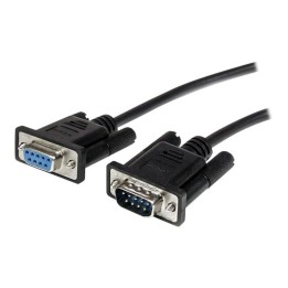 Cable db9 startech 0.5m macho - hembra negro