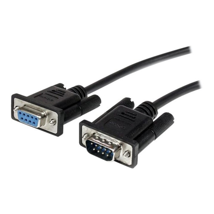 Cable db9 startech 0.5m macho - hembra negro