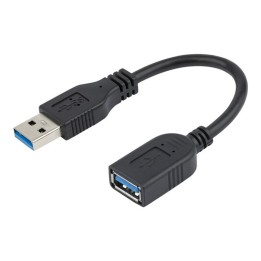 Cable usb 3.0 startech 0.15m macho - hembra