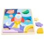 Puzzle Espacio madera 42pzs