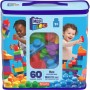 Bolsa Mega Bloks azul 60pzs