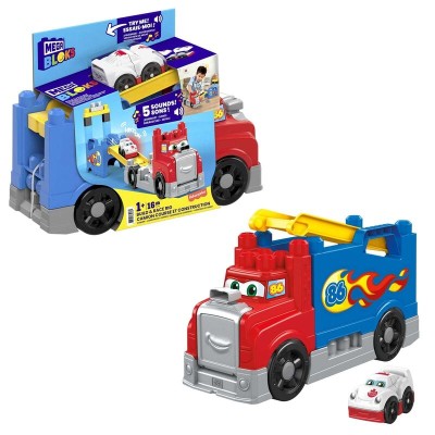 Camion Carreras y Construccion Mega Bloks 16pzs