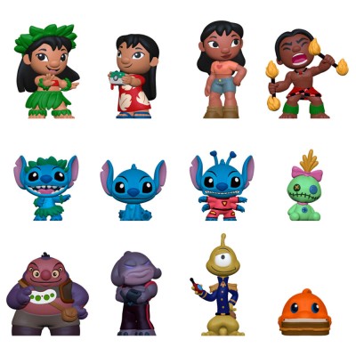 Expositor 12 Figuras Mystery Minis Disney Lilo and Stitch surtido