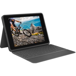 Funda logitech rugged folio negro con