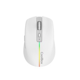 Mouse raton coolbox gaming w01 blanco
