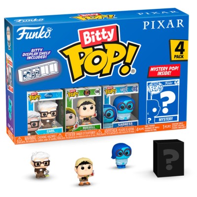 Blister 4 figuras Bitty POP Disney Pixar UP