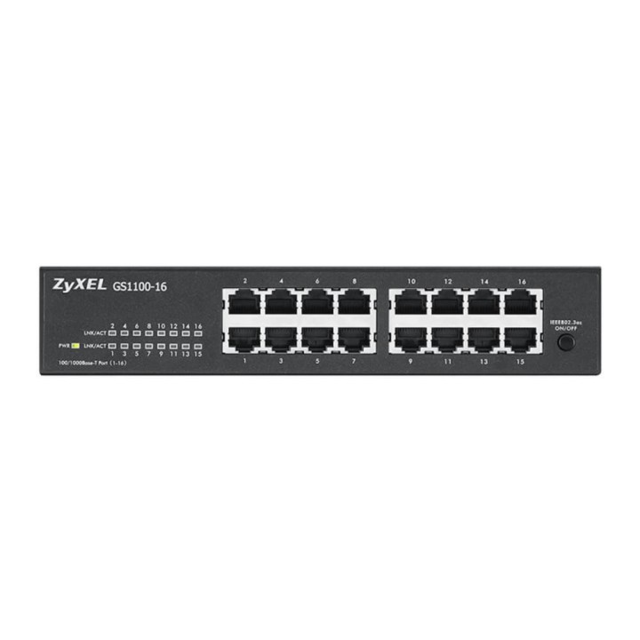 Switch 16 puertos zyxel gs1100 - 16 - eu0103f